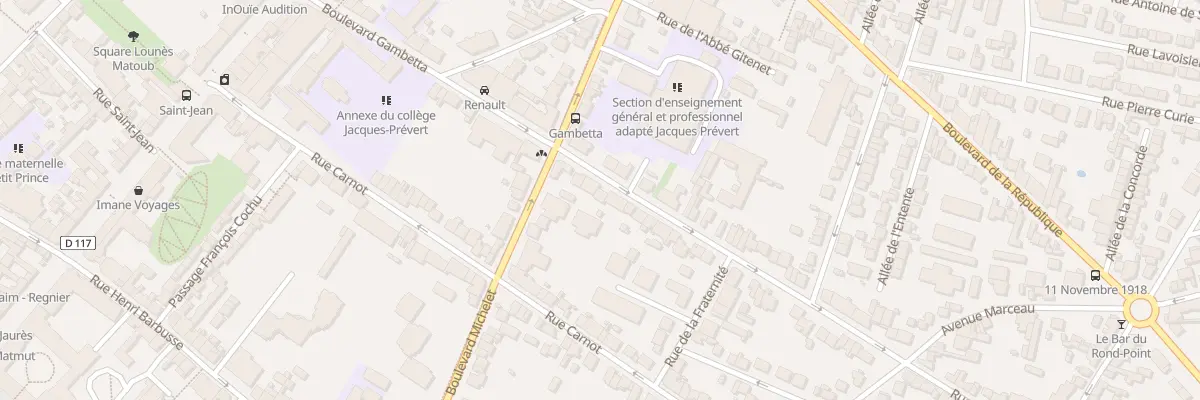 Plan du 48 Bd Gambetta à Noisy-le-Sec