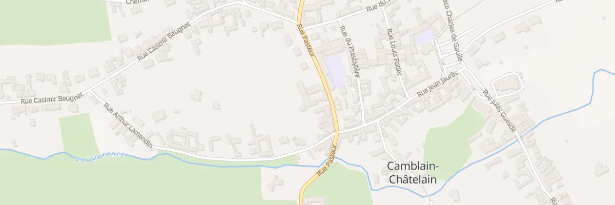 Plan du 28 Rue Pasteur à Camblain-Châtelain