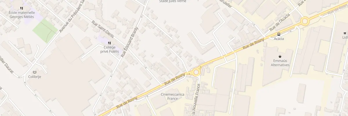 Plan du 3 Imp des Moulins à Montreuil