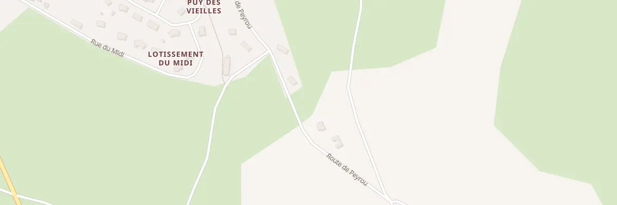 Plan du 13 Rte de Peyrou à Lafeuillade-en-Vézie