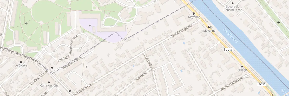 Plan du 28 Rue de Mayenne à Créteil