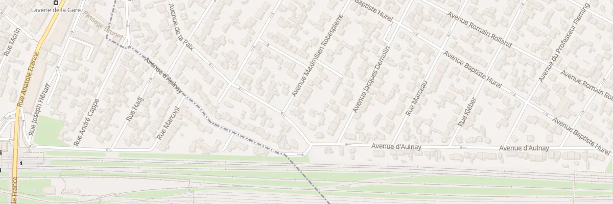 Plan du 4 Av M Robespierre au Blanc-Mesnil