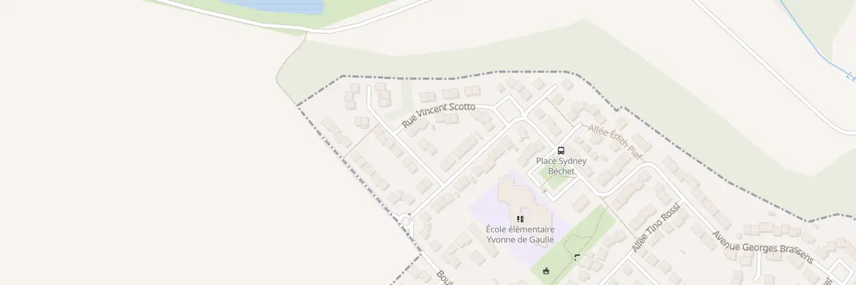 Plan du 4 Rue Vincent Scotto à Goussainville