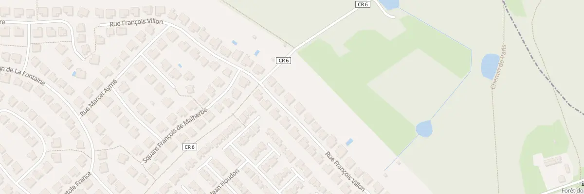 Plan du 30 Rue Francois Villon à Soisy-sur-Seine