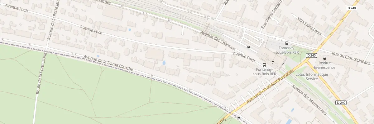 Plan du 27 Av Foch à Fontenay-sous-Bois