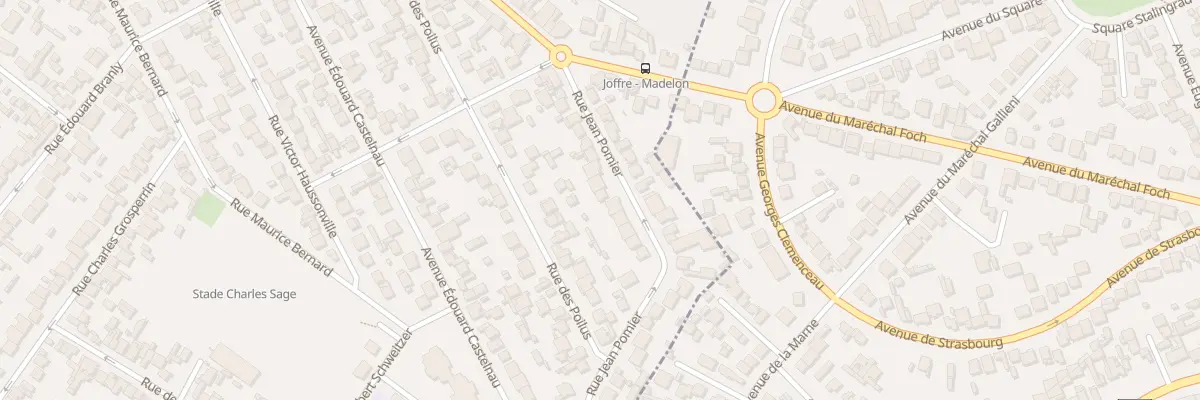 Plan du 20 Rue Jean Pomier à Drancy
