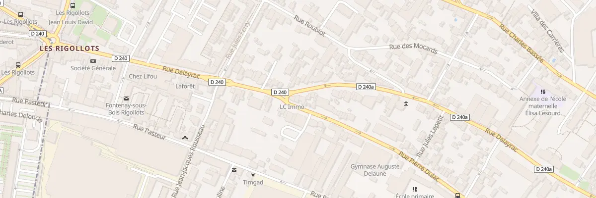 Plan du 81 Rue Dalayrac à Fontenay-sous-Bois