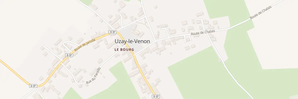 Plan du 3 Rte de Chalais à Uzay-le-Venon