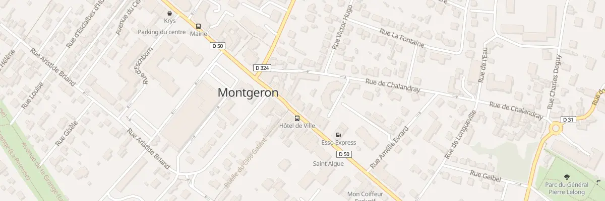 Plan du 101B Av de la République à Montgeron