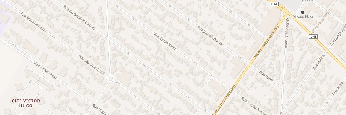 Plan du 27B Rue Emile Kahn au Blanc-Mesnil