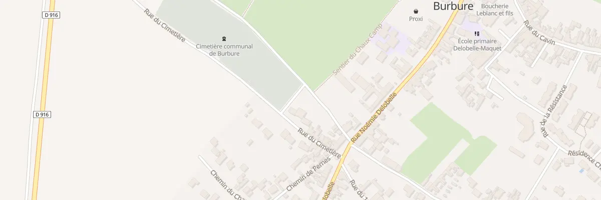 Plan du 12 Rue du Cimetière à Burbure