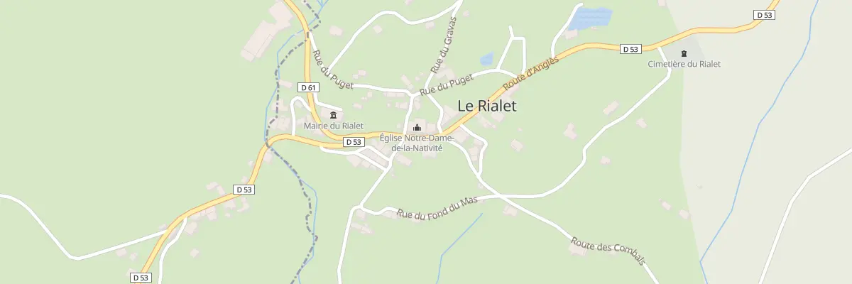 Plan du 186 Rte d’Anglès au Rialet