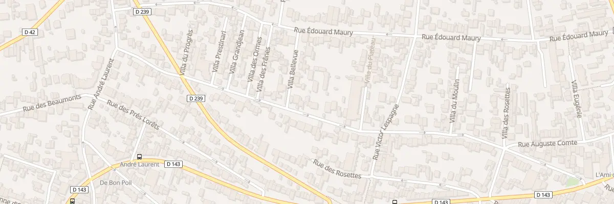 Plan du 176 Rue des Moulins à Fontenay-sous-Bois