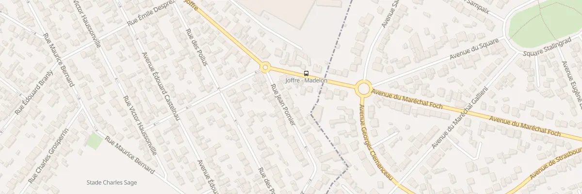 Plan du 9 Rue Jean Pomier à Drancy