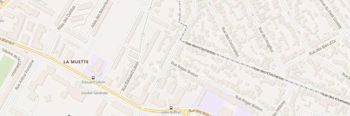 Plan du 3 Rue Roger Breton à Drancy