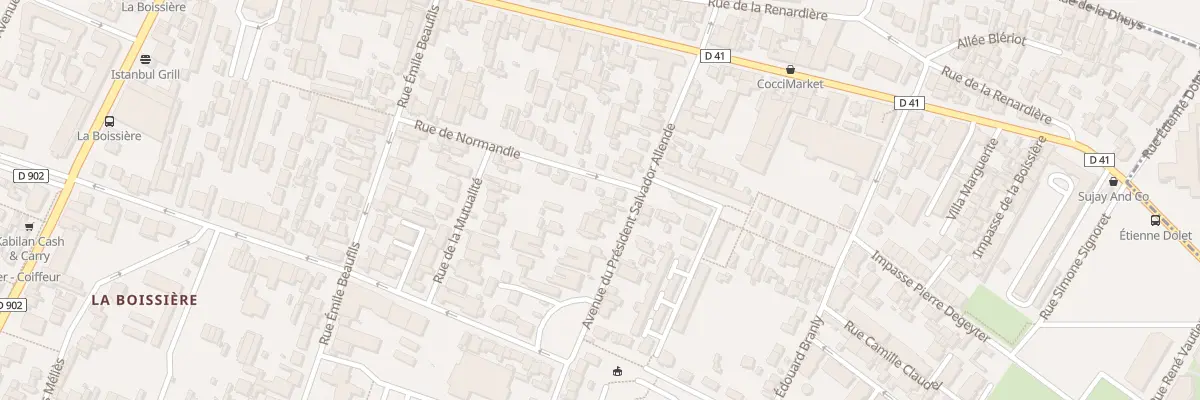 Plan du 145 Av Pdt Salvador Allende à Montreuil