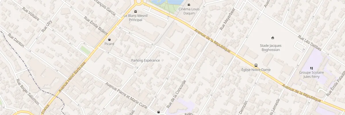 Plan du 23 Rue Albert Thomas au Blanc-Mesnil