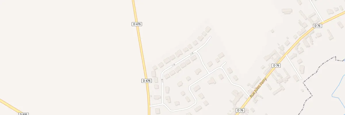 Plan du 13 Rue Bailly de Surcy à Berteaucourt-lès-Thennes