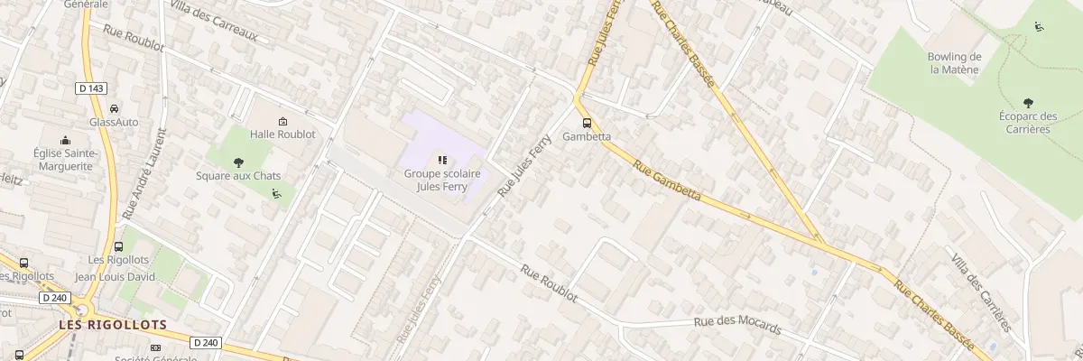 Plan du 38 Rue Jules Ferry à Fontenay-sous-Bois