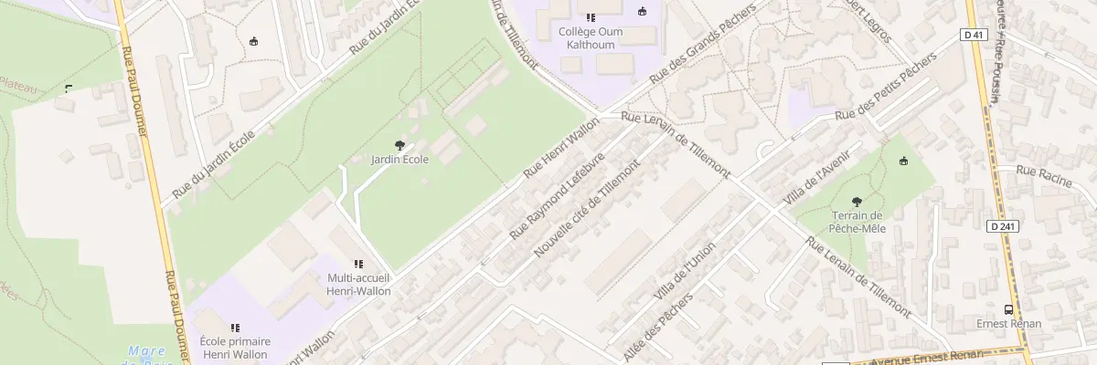 Plan du 16 Rue Raymond Lefèbvre à Montreuil