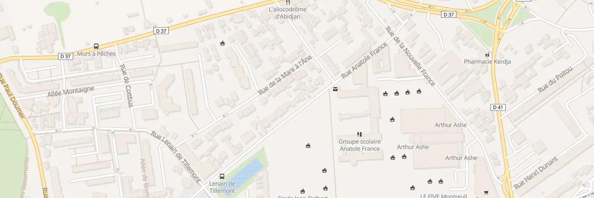 Plan du 27B Rue Anatole France à Montreuil
