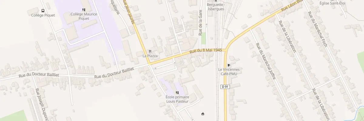 Plan du 4 Rue du 8 Mai à Isbergues