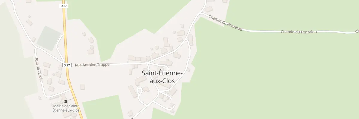 Plan du 10 Rue Antoine Trappe à Saint-Étienne-aux-Clos