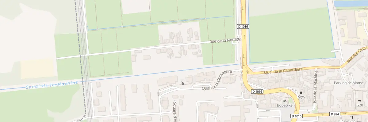 Plan du 9 Rue de la Nonette à Chantilly