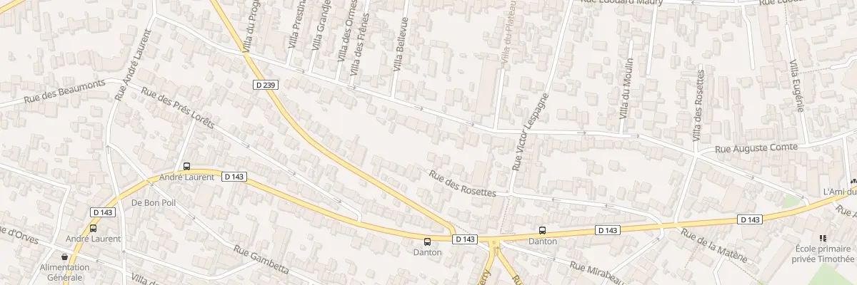 Plan du 207 Rue des Moulins à Fontenay-sous-Bois
