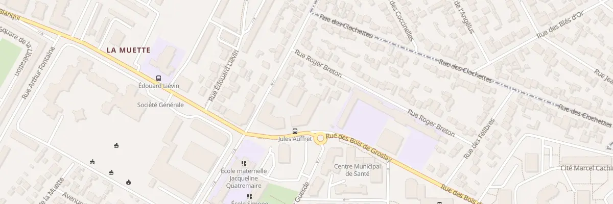 Plan du 5 Rue Des Bois De Groslay à Drancy