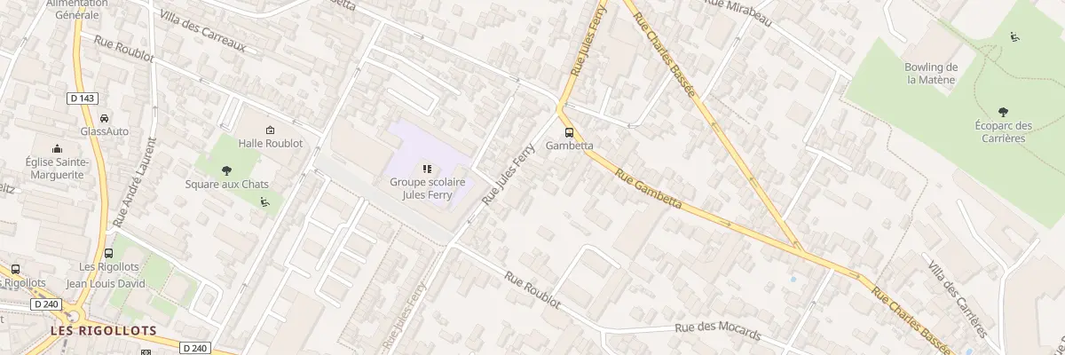Plan du 40B Rue Jules Ferry à Fontenay-sous-Bois