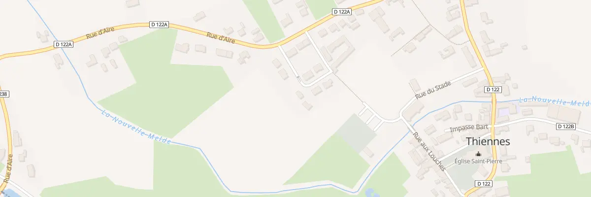 Plan du 7 La Pierrette à Thiennes