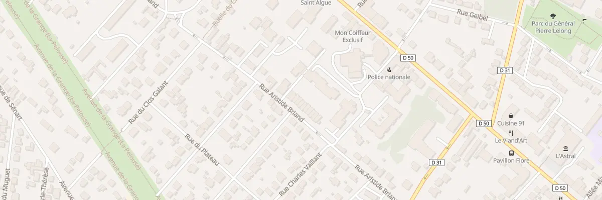 Plan du 75B Rue Aristide Briand à Montgeron