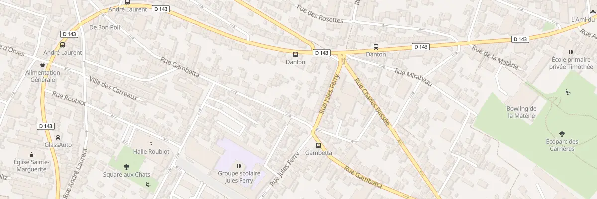Plan du 74 Rue Gambetta à Fontenay-sous-Bois