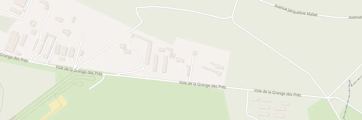 Plan du 9009 Voie de la Grange des Prés à Lamorlaye
