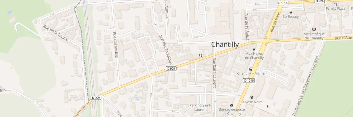Plan du 16 Rue de Gouvieux à Chantilly