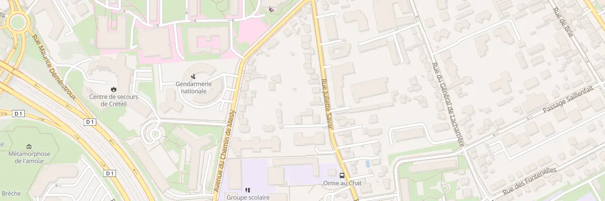 Plan du 26 Rue Juliette Savar à Créteil