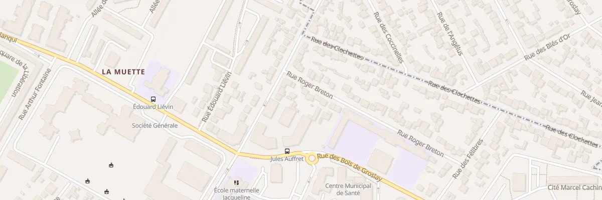 Plan du 10 Rue Roger Breton à Drancy