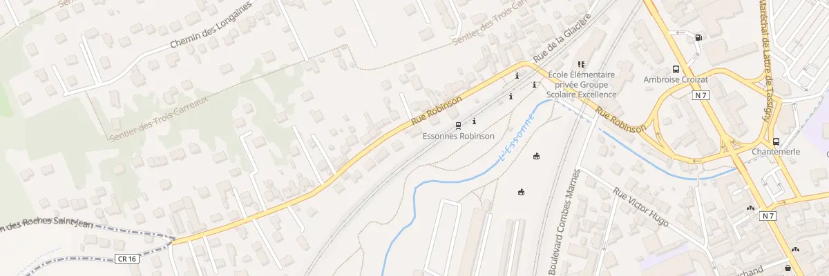 Plan du 25 Rue de Robinson à Corbeil-Essonnes