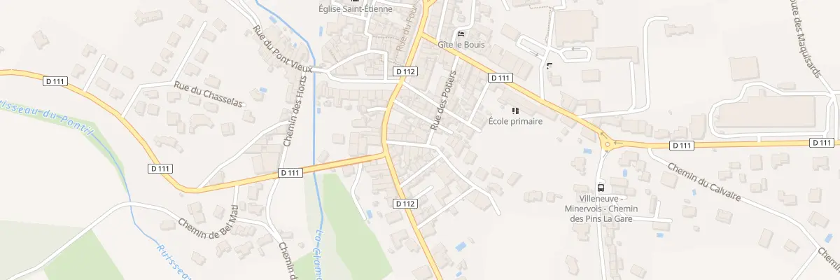 Plan du 2 Pl Occitane à Villeneuve-Minervois