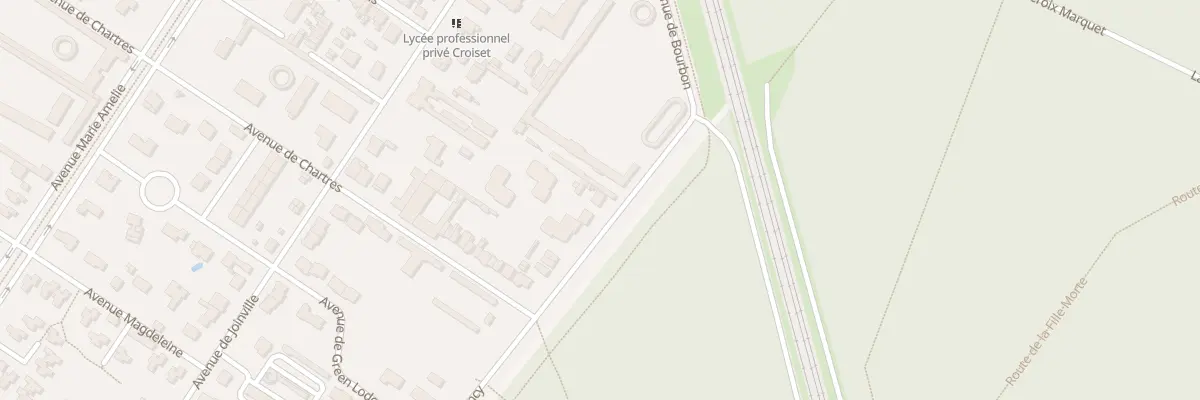 Plan du 6 Av de Montmorency à Chantilly