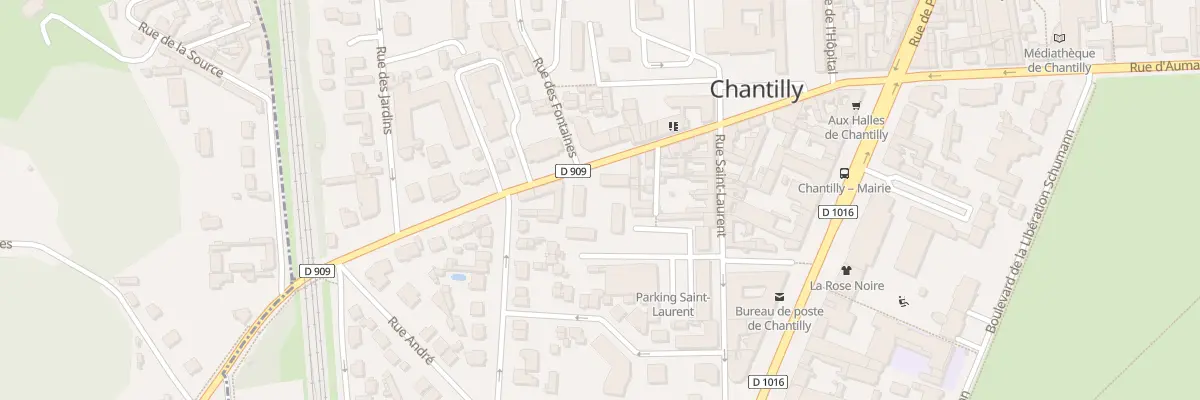 Plan du 31 Rue de Gouvieux à Chantilly