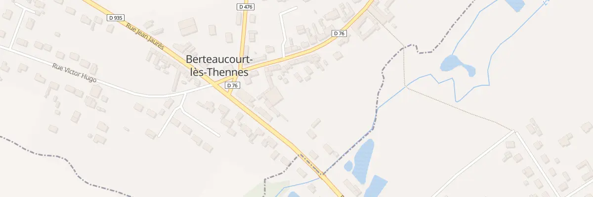 Plan du 6 Rue Jules Ferry à Berteaucourt-lès-Thennes