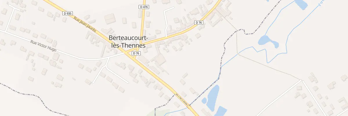 Plan du 8 Rue Jules Ferry à Berteaucourt-lès-Thennes