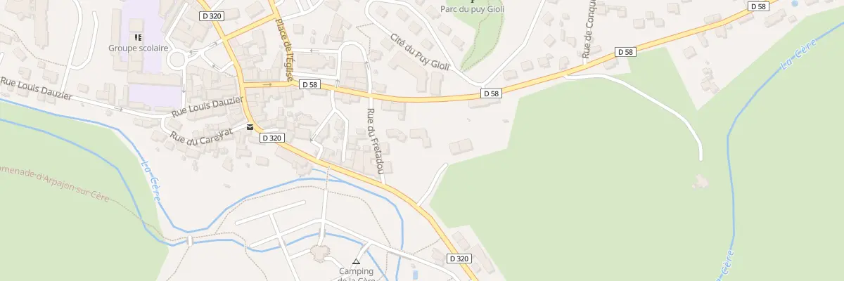 Plan du 11B Rue Felix Ramond à Arpajon-sur-Cère