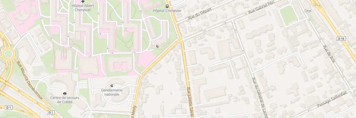 Plan du 6 Rue Juliette Savar à Créteil