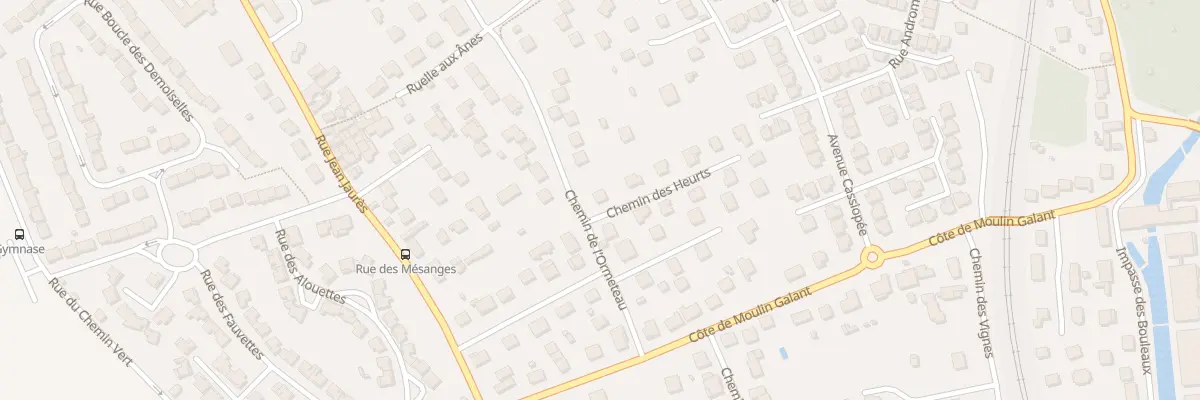 Plan du 1 Che des Heurts à Villabé