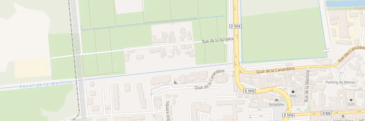Plan du 7 Rue de la Nonette à Chantilly