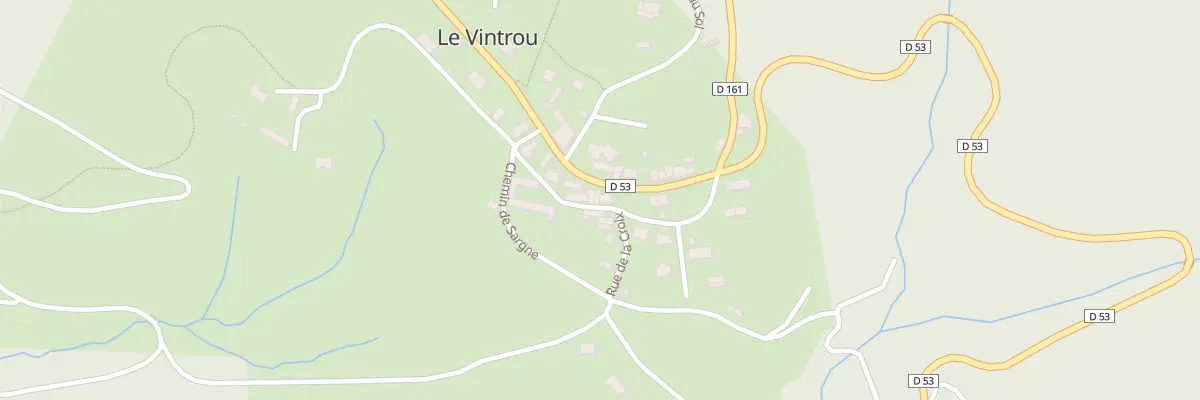 Plan du 9 Rte du Port de la Vicasse au Vintrou