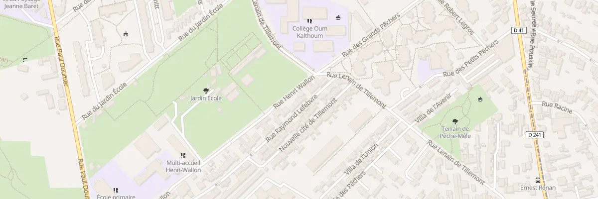 Plan du 10 Rue Raymond Lefèbvre à Montreuil
